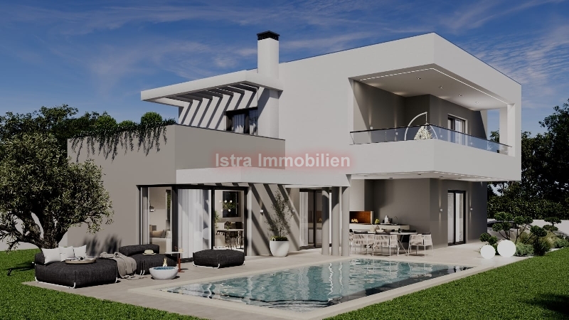 Peruški- moderna vila sa bazenom